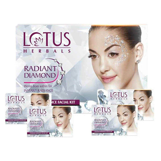 Lotus Herbals Radiant Diamond Cellular Radiance 4-in-1 Facial Kit