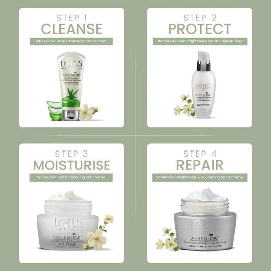Lotus Herbals WhiteGlow Skin Whitening And Brightening Gel Cream, SPF-25, 35g