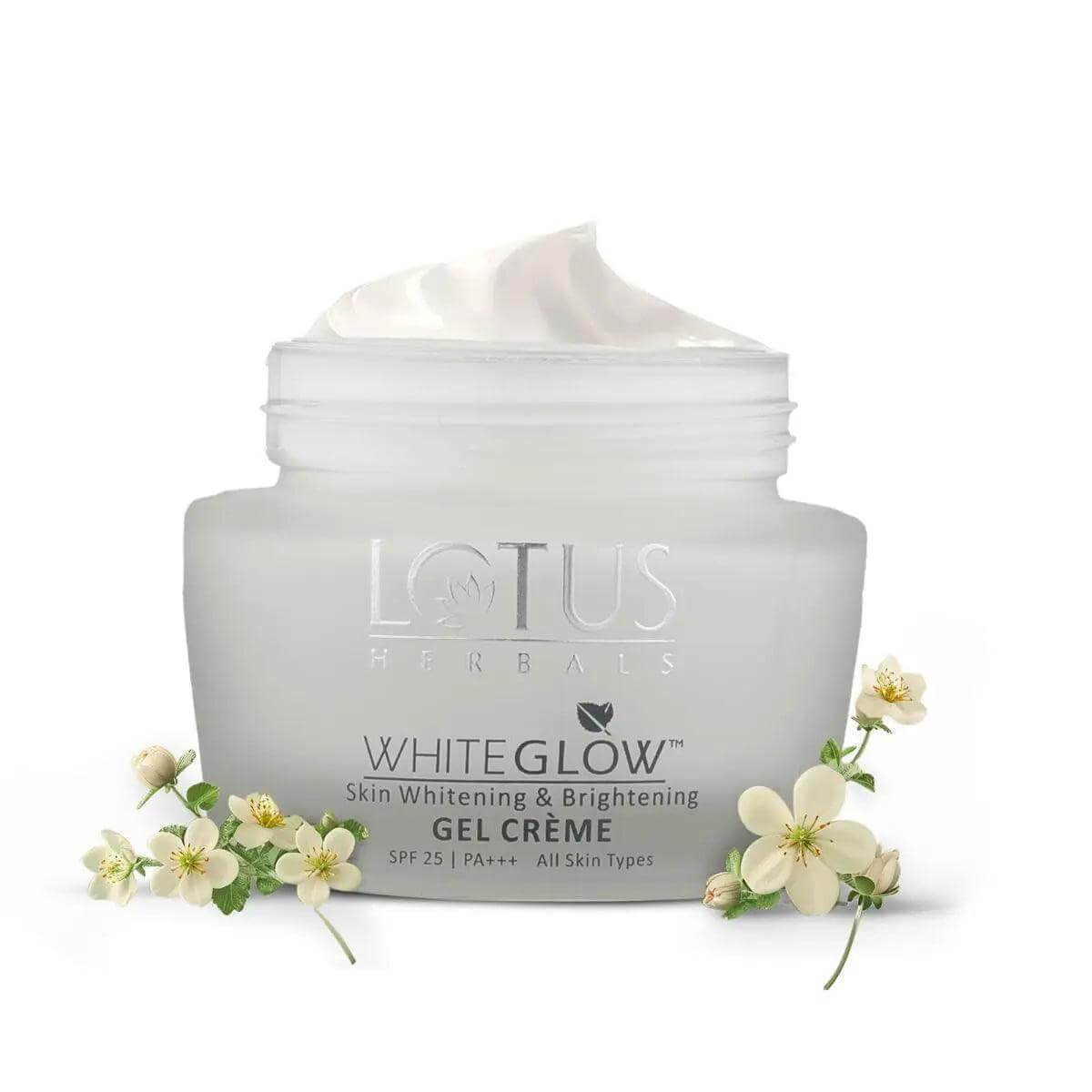 Lotus Herbals WhiteGlow Skin Whitening And Brightening Gel Cream, SPF-25, 35g