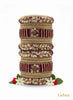 Maroon Golden Floral Stone Bangles Set – Bridal & Traditional Party Jewelry