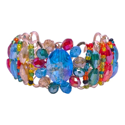 Multicolor Crystal Kids Bracelet – Party Wear Adjustable Bracelet