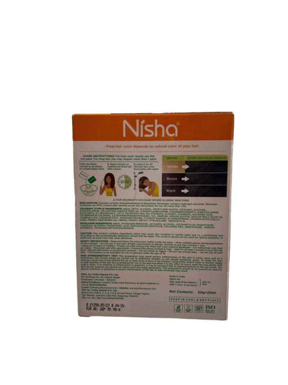 Nisha Cream Hair Color – No Ammonia Formula | 100% Grey Coverage for Natural, Vibrant Color