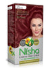 Nisha Creme Hair Color – No Ammonia Permanent Hair Colour for Women & Men | 100% Grey Coverage, Ultra Soft Deep Shine | 3.16 Burgundy Shade, 120gm Pack of 1