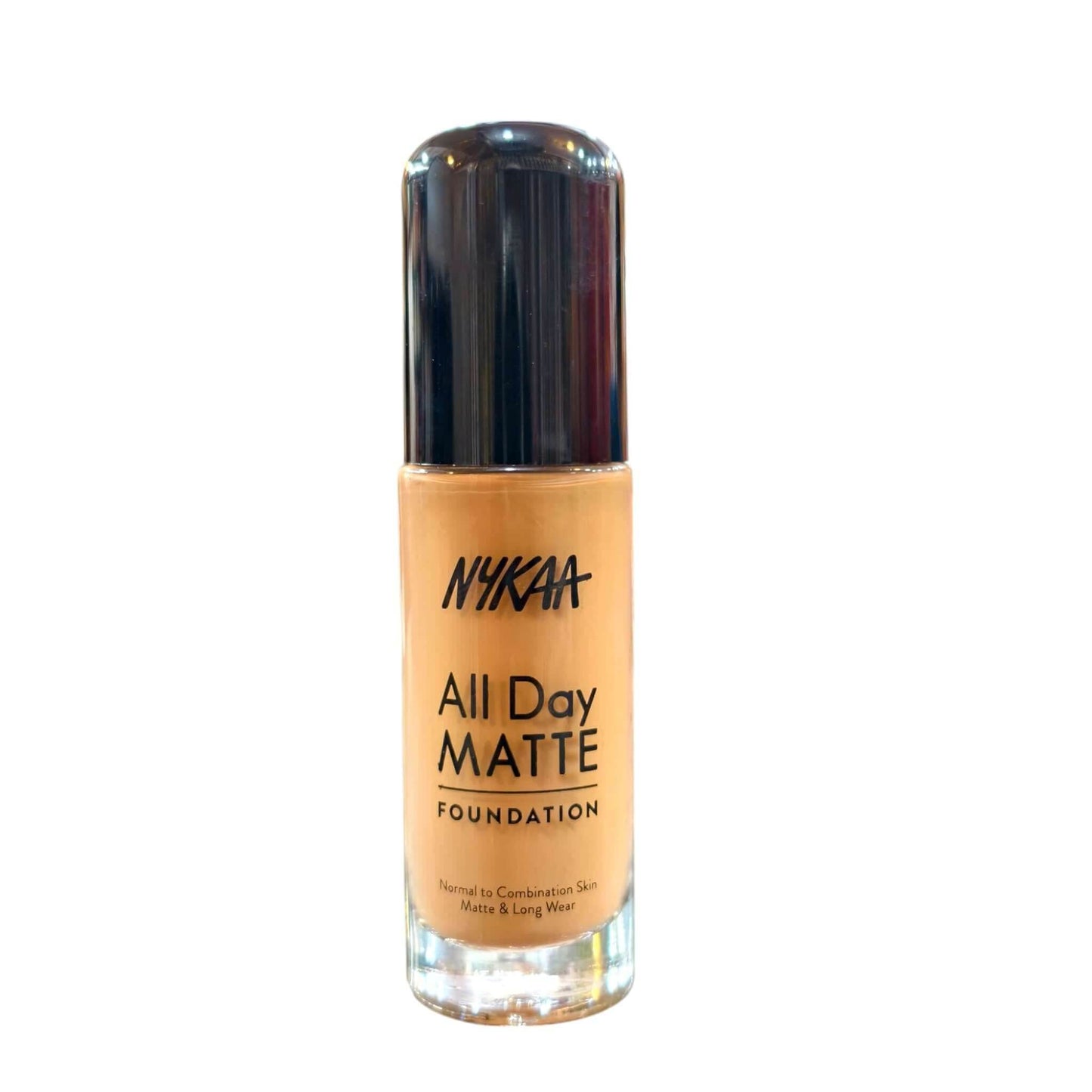 nykaa all day matte foundation | long wear & oil-free base