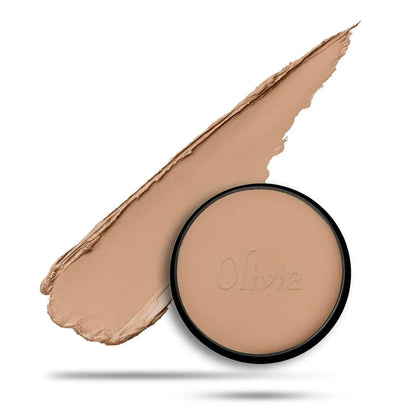 Olivia Waterproof Natural Honey Makeup Cream Concealer Pan Cake - 25g, Shade No. 24