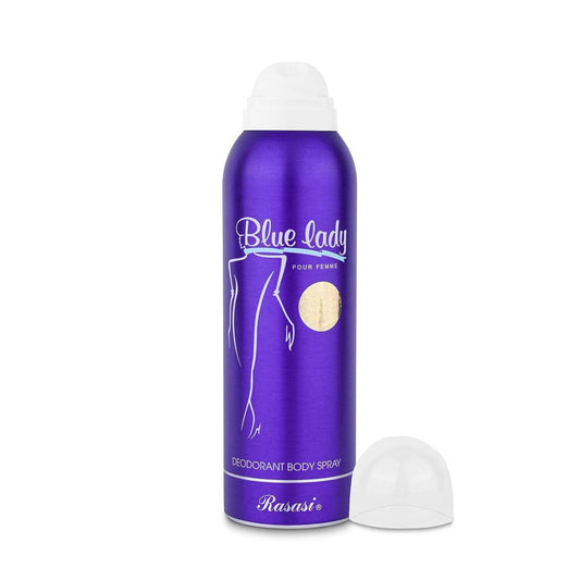 Rasasi Blue Lady Women's Deodorant Spray - 200ml, Long Lasting Protection