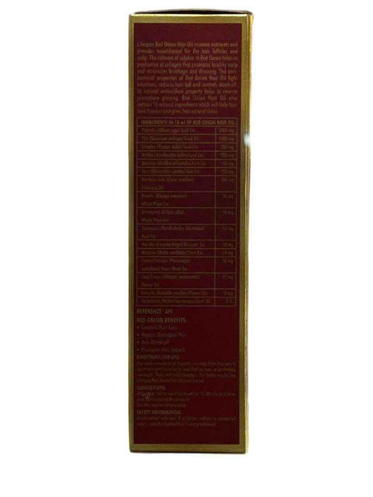 Red Onion Hair Oil – Paraben-Free, No Added Color | Natural Hair Oil for Hair Growth & Strengthening