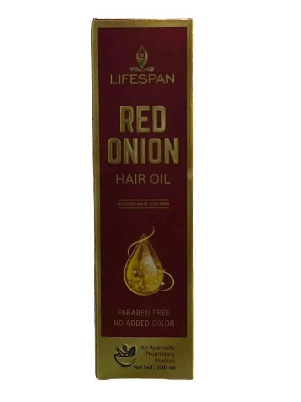 red onion hair oil – paraben-free, no added color | natural hair oil for hair growth & strengthening