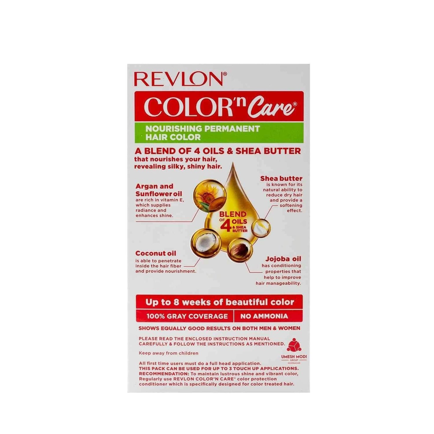revlon color 'n care permanent hair color for women natural black
