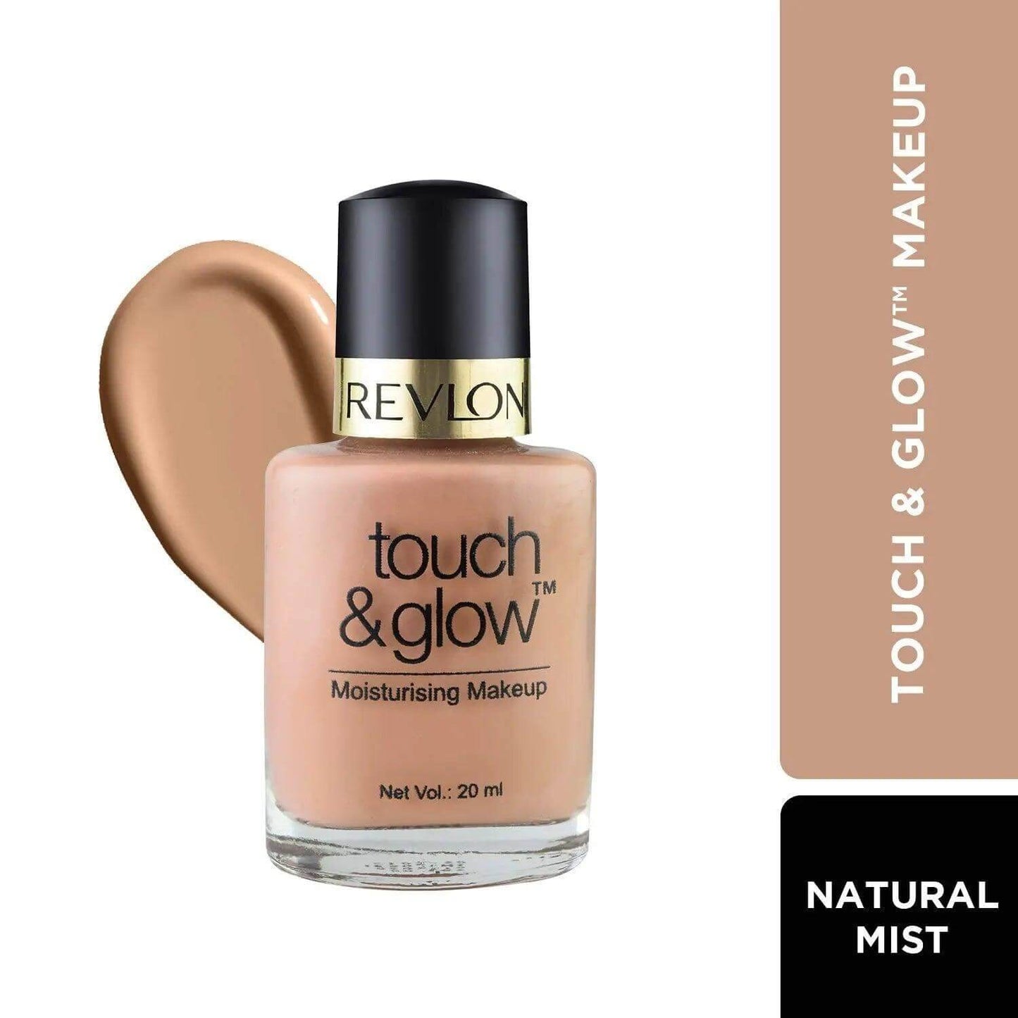 revlon touch and glow liquid make up - natural mist, 20ml