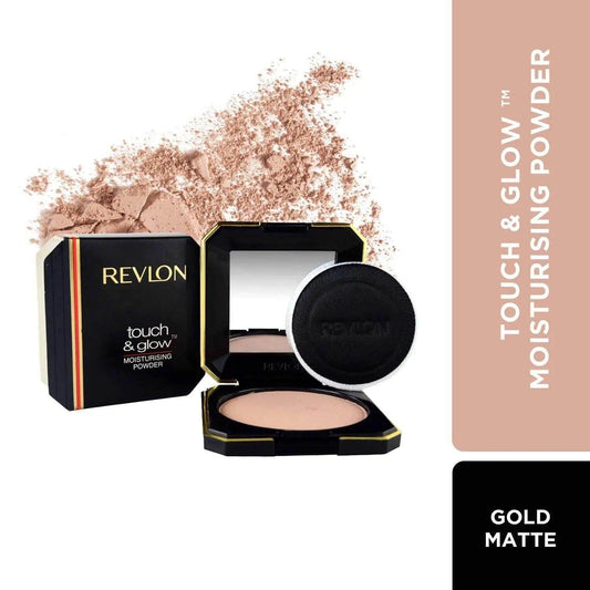 Revlon Touch and Glow Moisturising Powder - Gold Matte (12g)