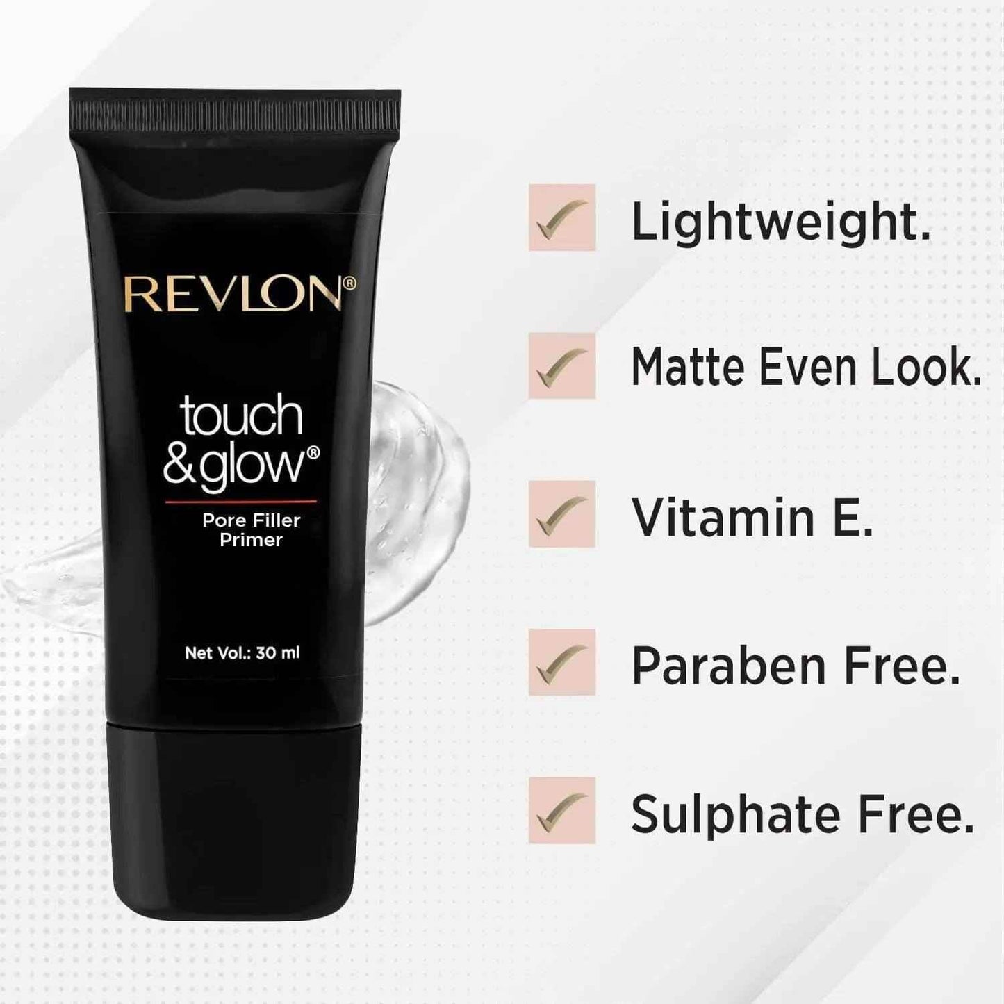 revlon touch & glow pore filler primer - smooths and minimizes pores
