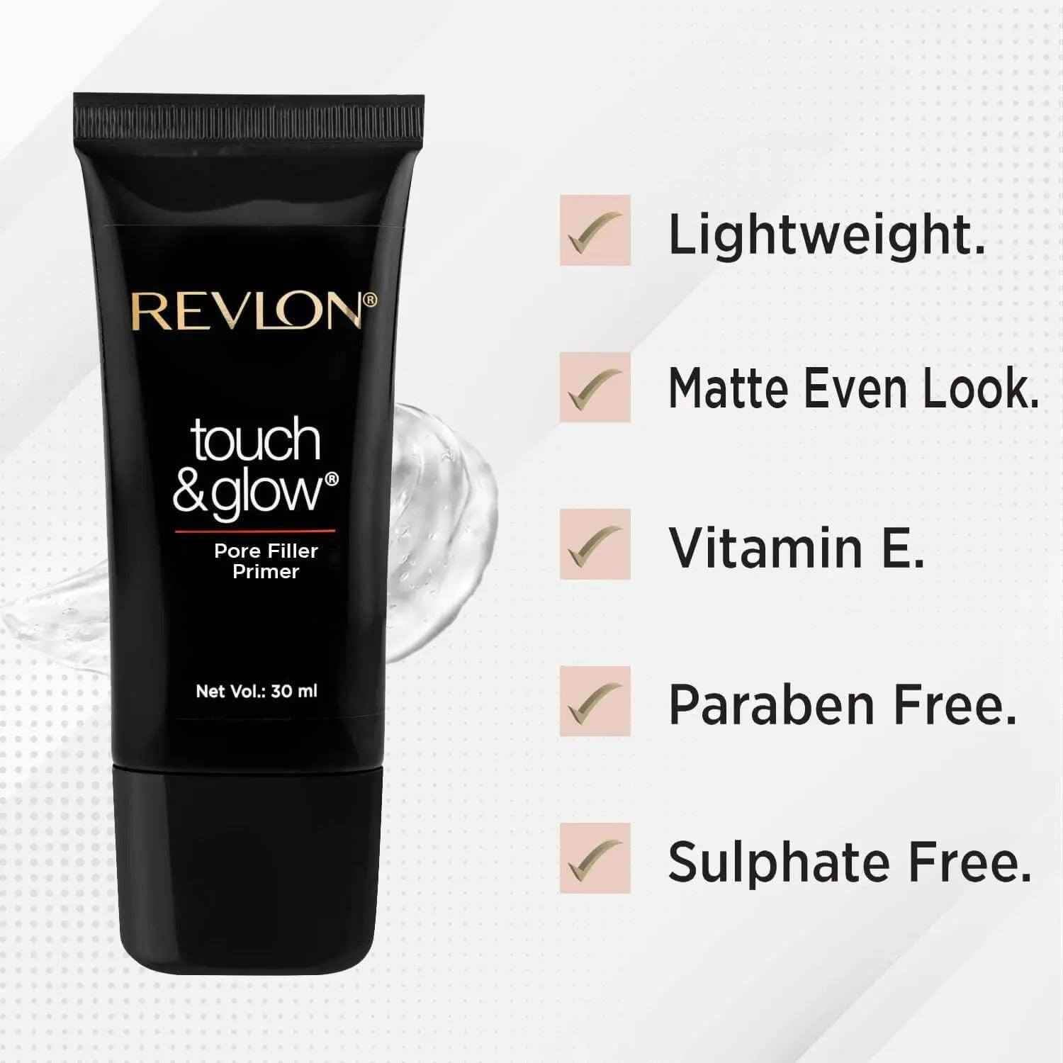 Revlon Touch & Glow Pore Filler Primer - Smooths and Minimizes Pores