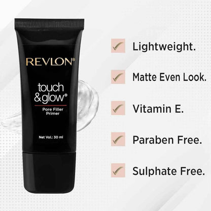 Revlon Touch & Glow Pore Filler Primer - Smooths and Minimizes Pores