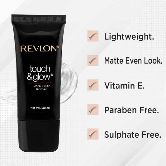 Revlon Touch & Glow Pore Filler Primer - Smooths and Minimizes Pores