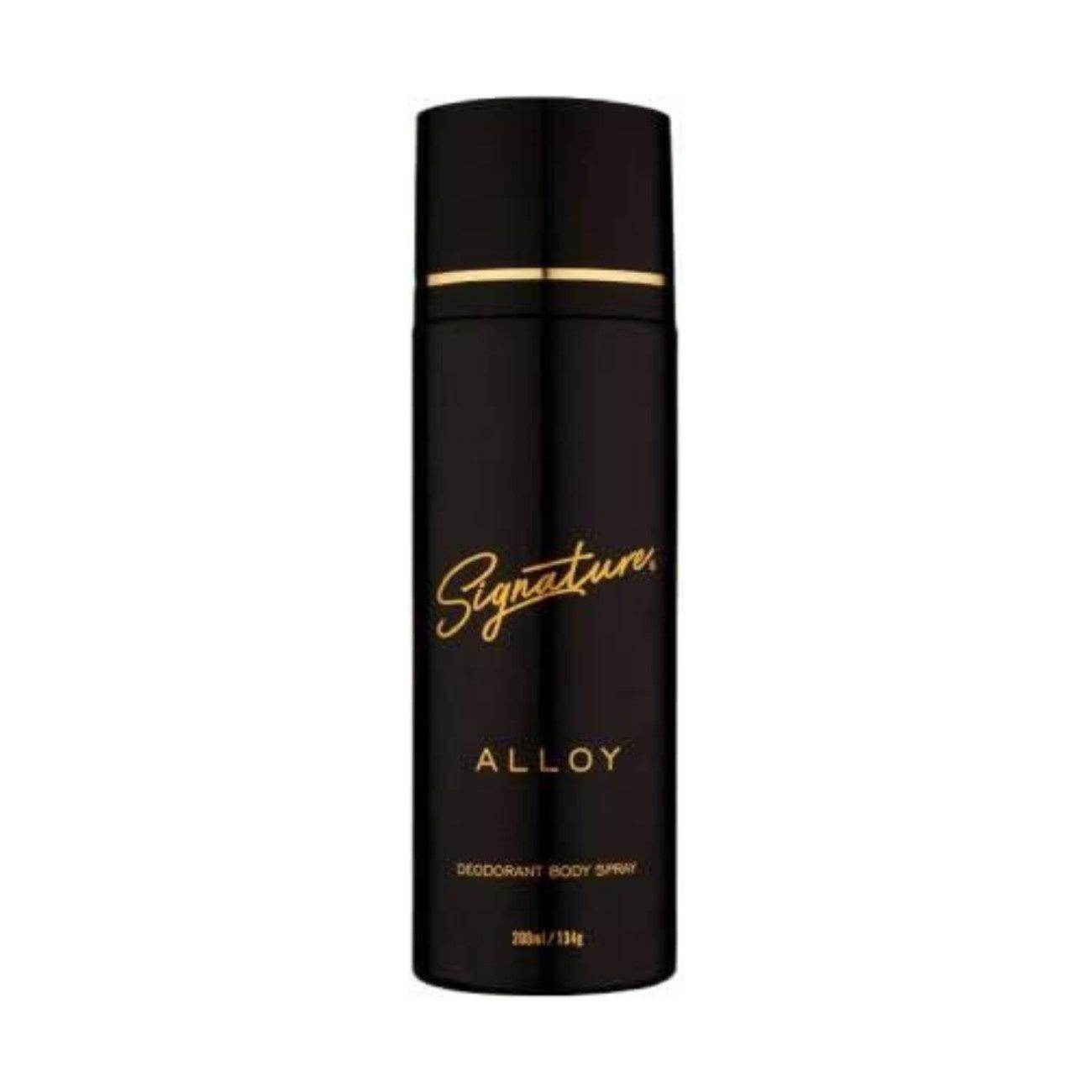SIGNATURE Alloy Men's Deodorant Body Spray - Long Lasting Fragrance, 200ml
