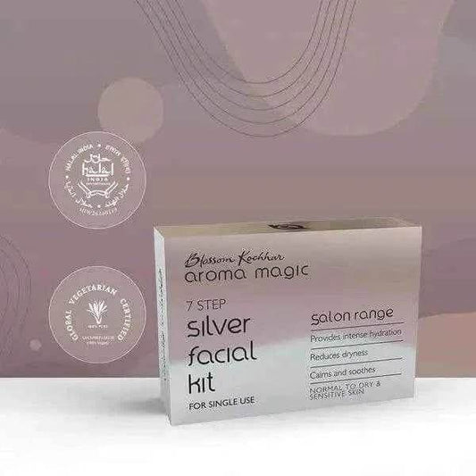 Silver Facial Kit – Single Use | 5-Step Home Facial for Bright, Radiant Skin