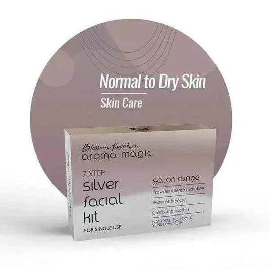 Silver Facial Kit – Single Use | 5-Step Home Facial for Bright, Radiant Skin