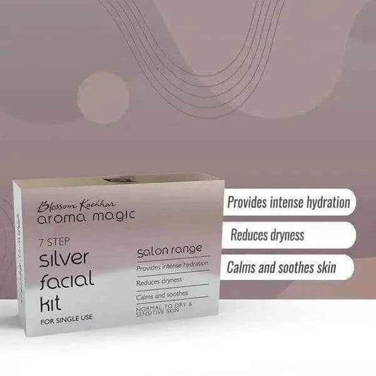 Silver Facial Kit – Single Use | 5-Step Home Facial for Bright, Radiant Skin