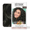 Streax Permanent Hair Colour – 100% Grey Coverage, Infused with Argan & Walnut Oil | Long-Lasting Dark Brown (3) Hair Colour, 25g Pack of 1
