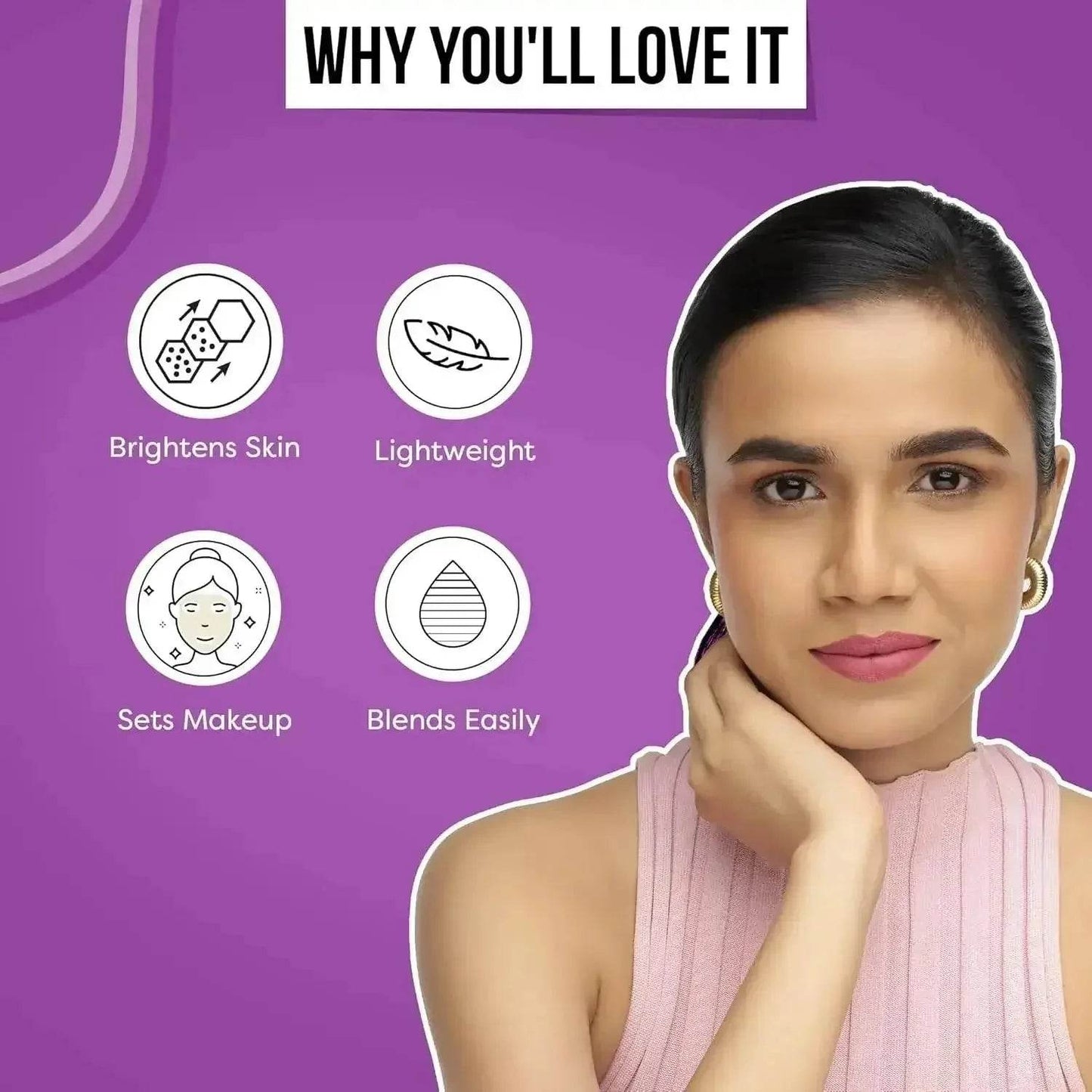 sugar pop banana powder matte tinted loose powder | brightening effect | controls shine | sets makeup | for all skin tones | 10 g - yellow