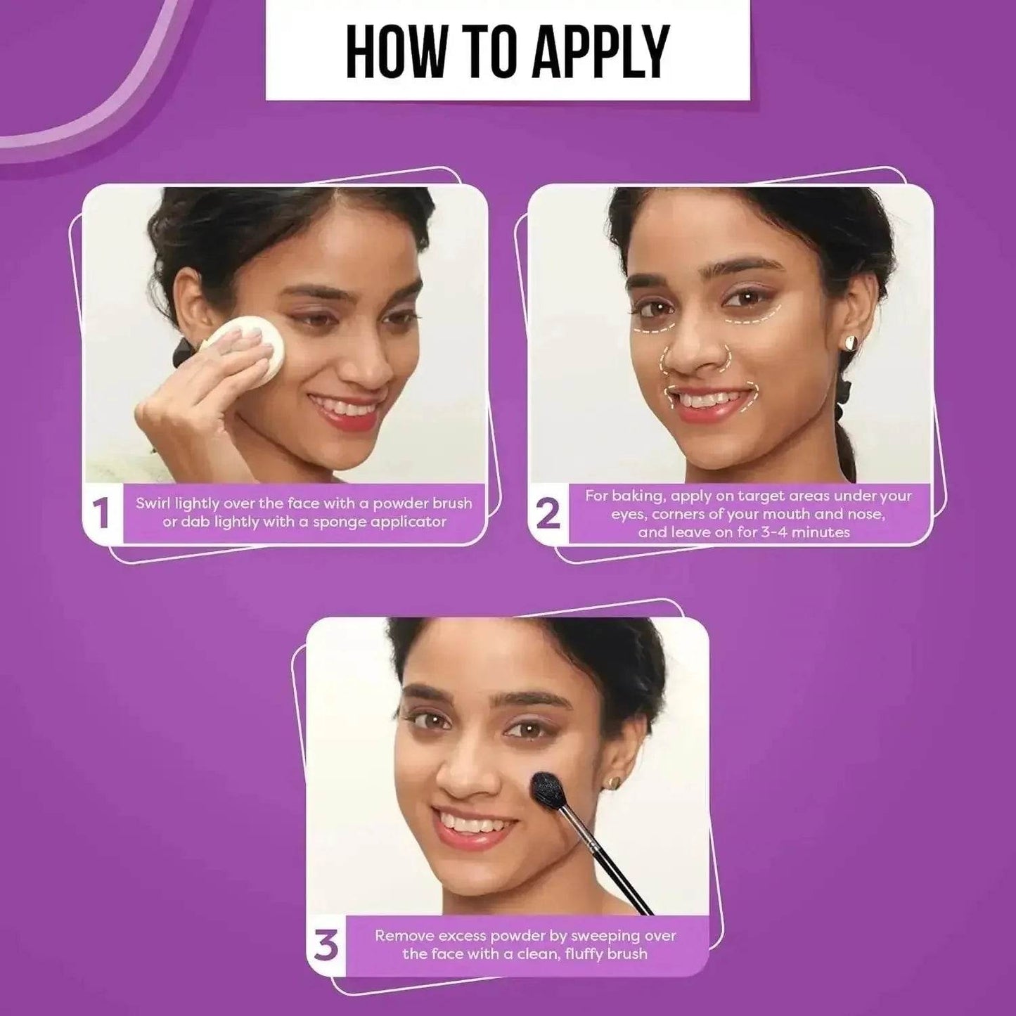 sugar pop banana powder matte tinted loose powder | brightening effect | controls shine | sets makeup | for all skin tones | 10 g - yellow