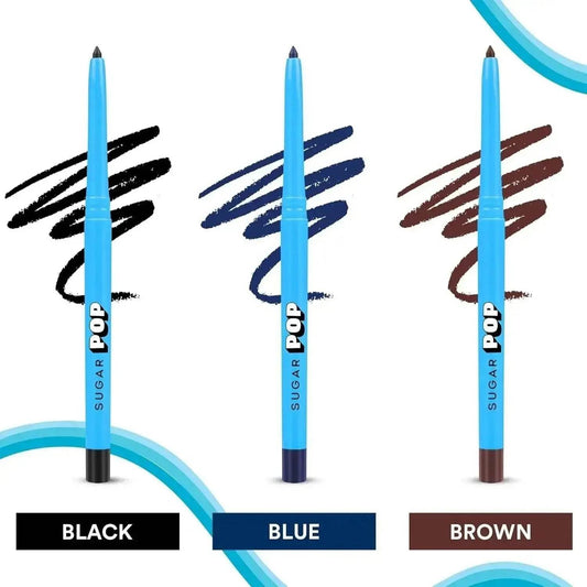 SUGAR POP Matte Finish Eyeliner Pencil | Smudge-Proof | 01 Black