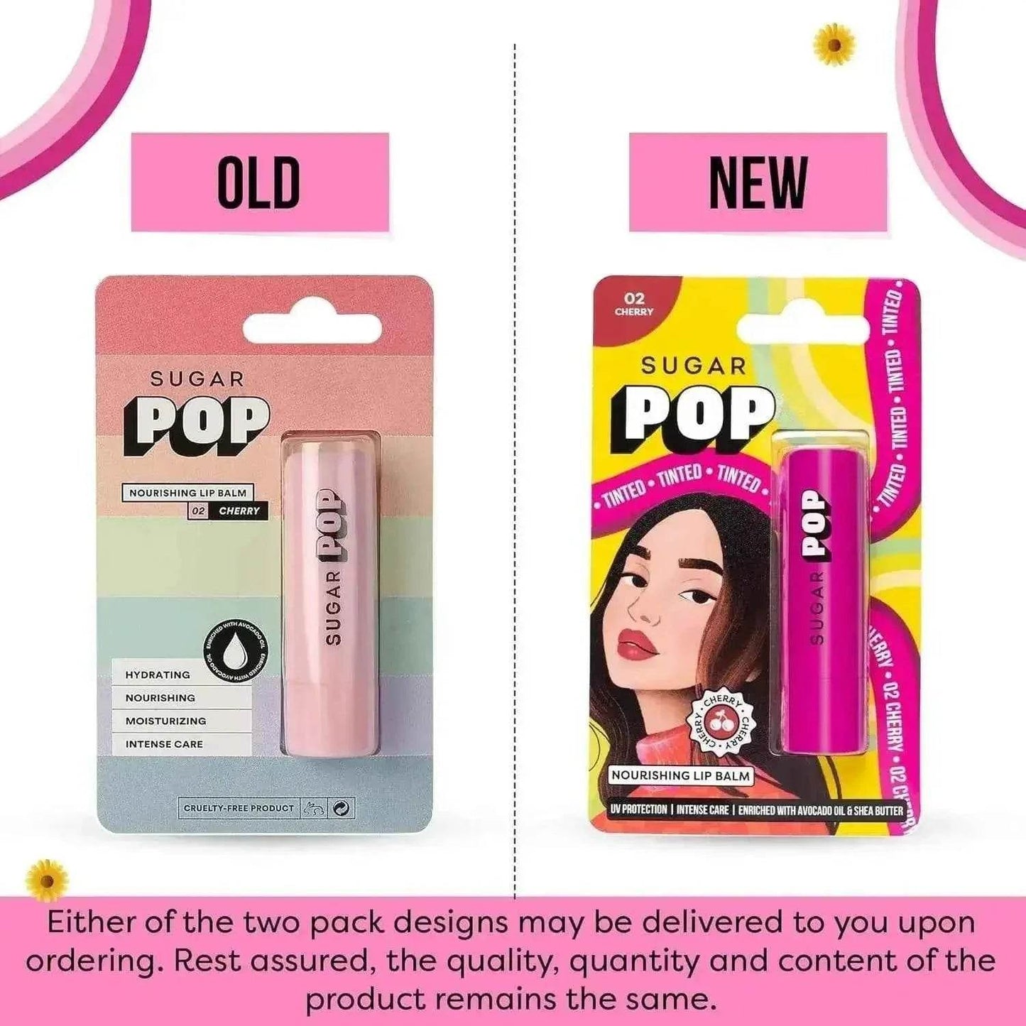 sugar pop nourishing lip balm with spf - shea butter & avocado oil | moisturizing & hydrating | intense care | 4.5 gm - mint (shade 01)