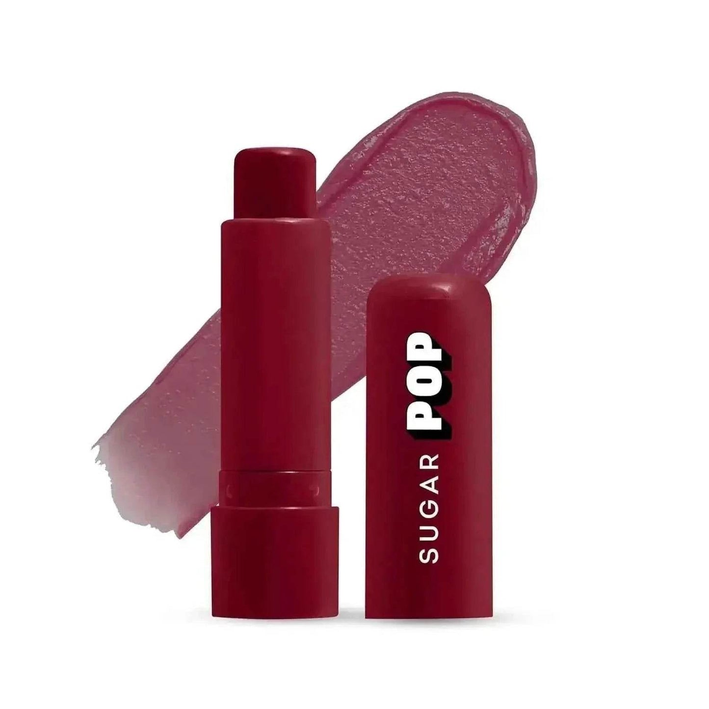 sugar pop nourishing lip balm with spf - shea butter & avocado oil | moisturizing & hydrating | intense care | 4.5 gm - plum (shade 07)