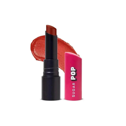 SUGAR POP Ultrastay Transferpoof Lipstick - 07 Ruby Red, 4gm | Vitamin E, Smooth Glide, Waterproof, Longlasting