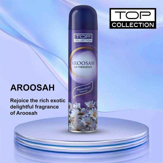 Top Collection Air Freshener - Aroosah 300ml (Pack of 1) | Exotic Arabic Scent | Odour Neutralizer & Instant Freshness | Long-Lasting Room Freshener for Home & Office | Made in U.A.E