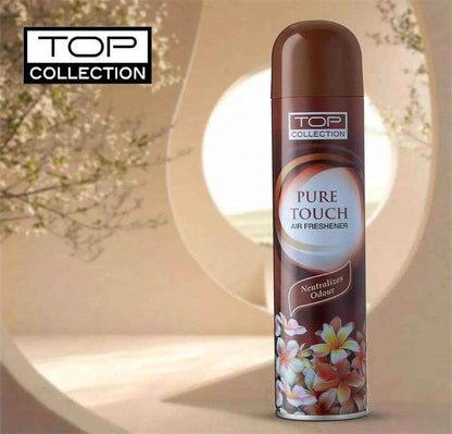 Top Collection Air Freshener - Pure Sandal 300ml | Warm Woody Sandalwood Fragrance | Odour Neutralizer & Instant Freshness | Long-Lasting Room Freshener for Home & Office | Made in U.A.E
