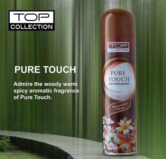 Top Collection Air Freshener - Pure Sandal 300ml | Warm Woody Sandalwood Fragrance | Odour Neutralizer & Instant Freshness | Long-Lasting Room Freshener for Home & Office | Made in U.A.E