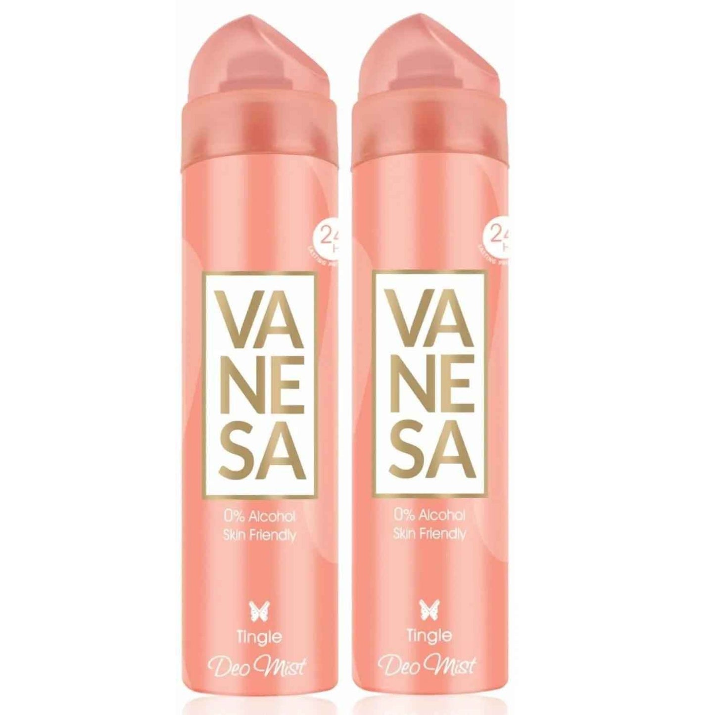 vanesa tingle deodorant body mist for women - 150ml, alcohol-free