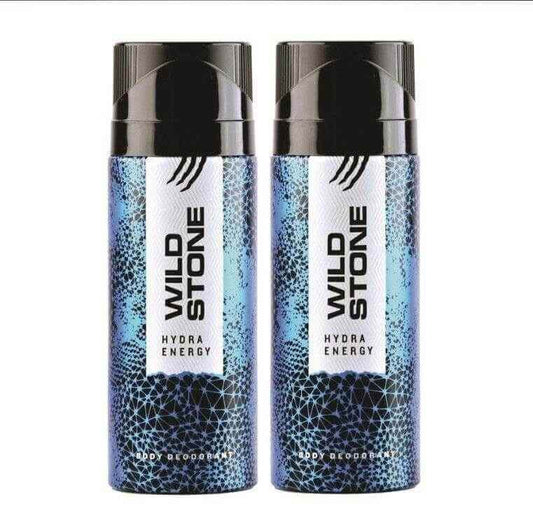 Wild Stone Hydra Energy Men's Deodorant - 150ml, Long Lasting Protection