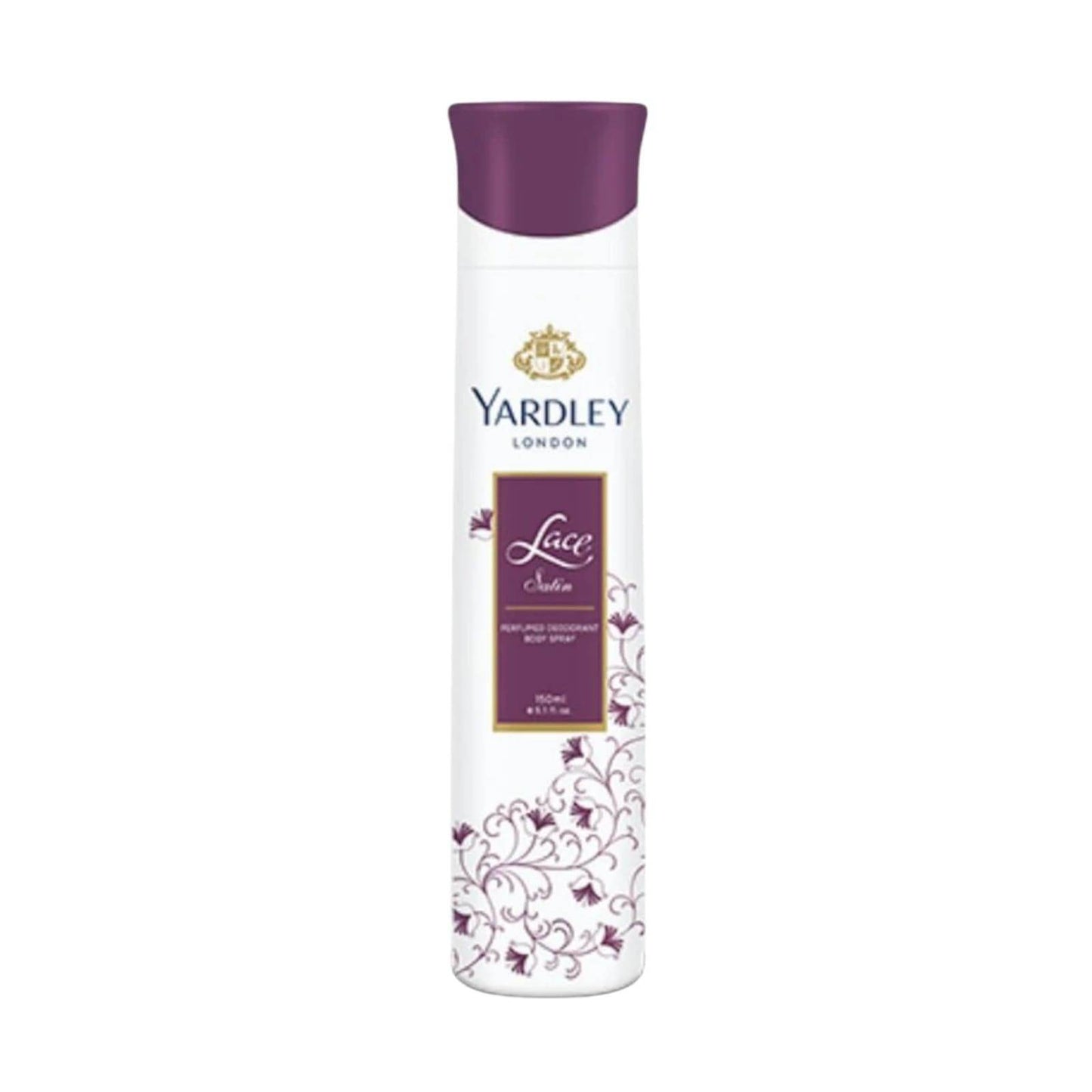 yardley london lace satin deodorant for women (150-ml)