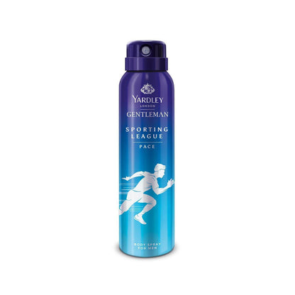 Yardley Sporting League Body Spray - Pace, 150ml, Lemon Fragrance