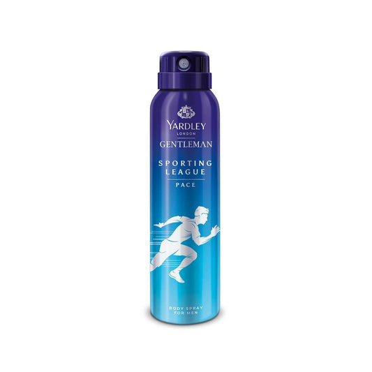 Yardley Sporting League Body Spray - Pace, 150ml, Lemon Fragrance